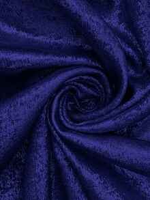 SHEIN LUNE 圆领金属箔泡泡袖衬衫 - 紫色 - 查看 5