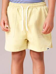 SUMWON Boys Striped Short Sleeve T-Shirt And Casual Shorts Two Piece Summer Outfit Set With Crew Neck Comfortable Everyday Wear - Multicolor - View 6