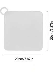1 Pc Silicone Floor Drain Odor Remover Cover, Bathroom Anti-Odor Anti-Pest Sealing Mat, Household Drain Stopper, Silicone Drain Plug, Essential Home Items, Bathroom Fall Decor Must-Have Accessory Home Bathroom Decor Back To School - translucent - View 11