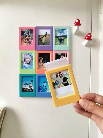 Magnetic Picture Frame 5/10 Pack 2x3 Picture Frame Mini Picture Frames Set For Frame Frame Photo Frames For Refrigerator Wallet Size Picture Frames Shantmay