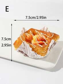 1Pc Creative 3d Simulation Cake Refrigerator Magnet Pu Spring-Rebound Bread Food Magnetic Sticker Decorative Ornament - Multicolor - View 20