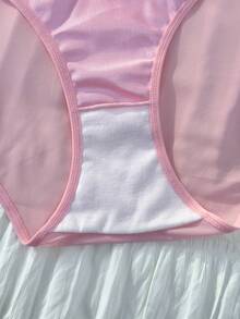 PetitDoll Bộ 2 áo ngực cỡ lớn phối ren và lưới tương phản, có gọng. - Hồng - Xem 9