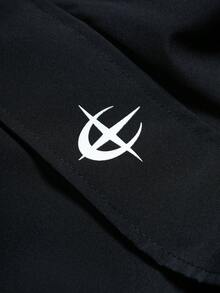 PAVTROS 男士休闲长袖保暖风衣，黑色拼接百搭款，INS风，适合秋冬季搭配及日常穿着，户外徒步，拍照必备，送给男友/老公的完美礼物，男士休闲，Y2K风格宽松飞行员夹克风衣保暖外套 - 黑色 - 查看 4