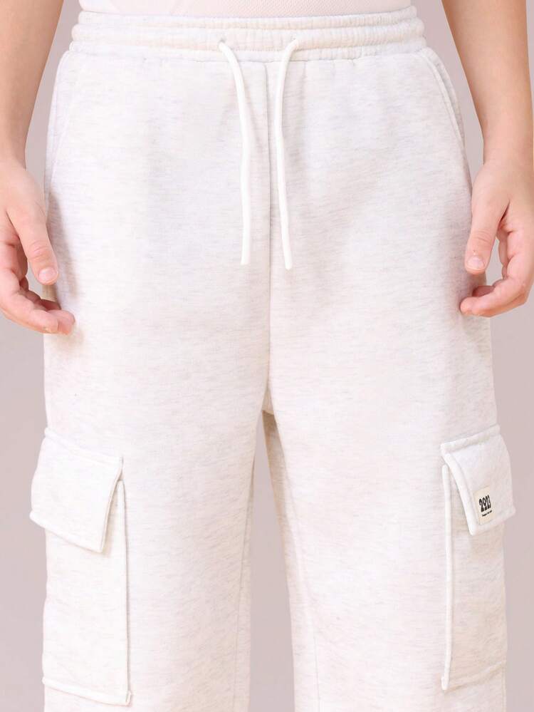 Cargo Sweatpants With Multiple Pockets