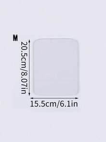 1pc Portable Makeup Mirror, PU Leather , Foldable, Travel Mirror, Suitable For Gifts, Travel Essentials, Makeup Essentials, Easy To Store Christmas, Suitable For Holiday Gifts - White - View 15