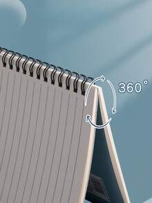 4本A5/B5螺旋笔记本套装，每本60页，多色封面，线圈装订，适用于学校、办公室笔记、教师毕业礼物等。 - 均碼 - 查看 5