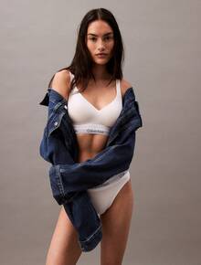 Calvin Klein حمالة صدر - أبيض - مشاهدة 2