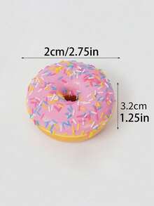 1Pc Creative 3d Simulation Cake Refrigerator Magnet Pu Spring-Rebound Bread Food Magnetic Sticker Decorative Ornament - Multicolor - View 10
