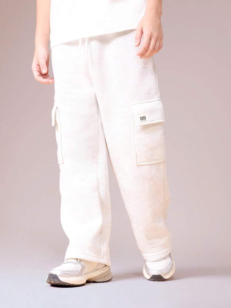 Cargo Sweatpants With Multiple Pockets