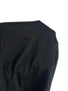 SHEIN EZwear 大码夏季休闲字母印花T恤和打底裤两件套 - 彩色 - 查看 5