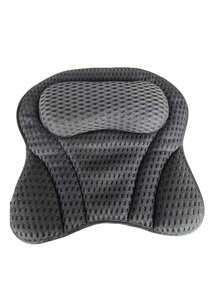 Premium 4D Breathable Mesh Bath Pillow | Ergonomic Neck & Back Support Design, Strong Suction Cup | Removable Waterproof Pillow Cover, Home SPA Relaxation Bath Accessory, Pregnancy-Friendly Bathing Gift Bathroom Decor Summer Bathroom Accessories Back To School - Multicolor - View 10