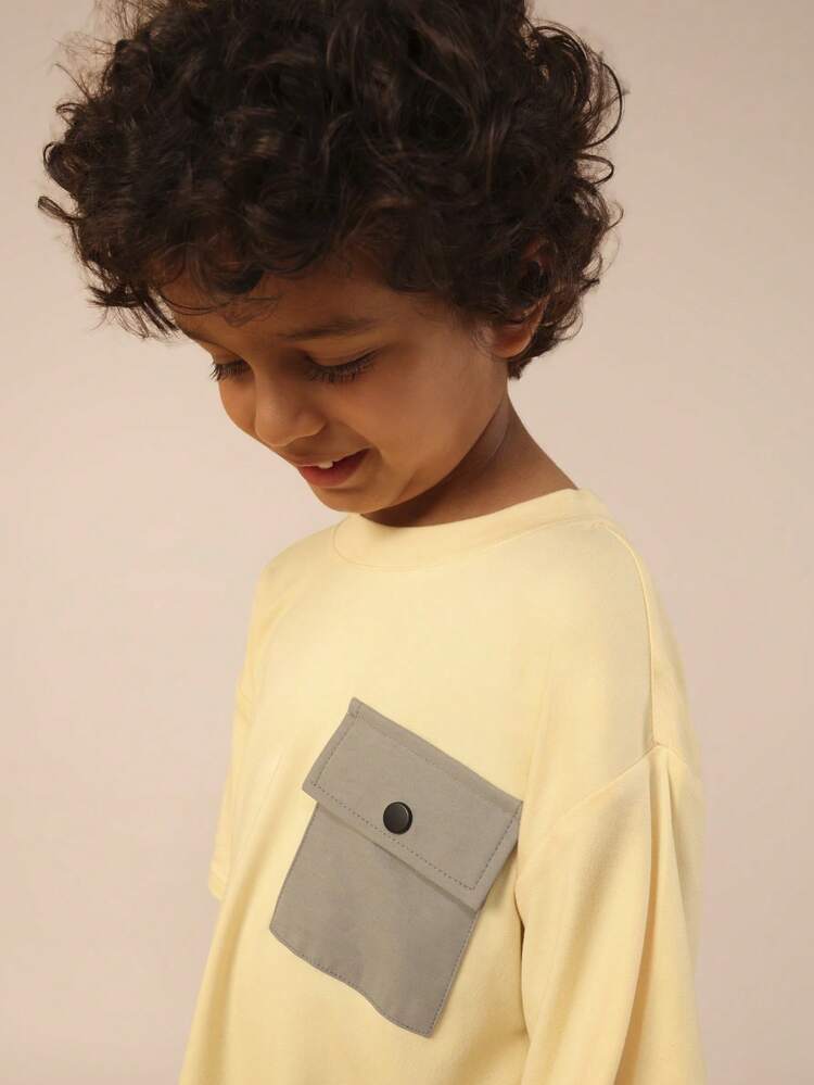 Jersey Tee With Chest Pocket