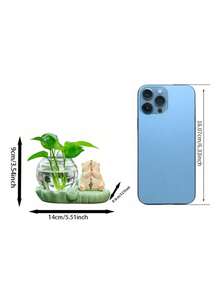 1 件玻璃水培花瓶 - 时尚透明花器，适合家居装饰 - 完美的桌面装饰，适合客厅、卧室和特殊场合、母亲节和婚礼 - 綠色 - 查看 11