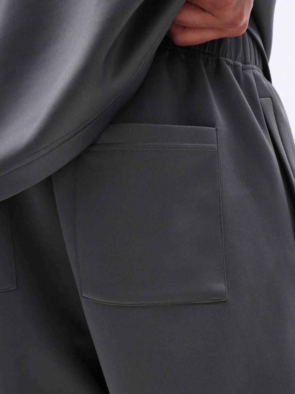 SUMWON Conjunto de camiseta y pantalones cortos de ajuste holgado Essentials, conjunto de salón casual de cuello redondo y manga corta, conjunto de verano a juego de parte superior e inferior