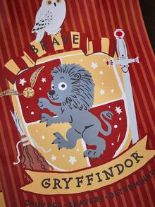 HARRY POTTER X SHEIN 3pcs Gryffindor - Cute Cartoon Badge Gift Bags - Multicolor - View 4