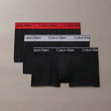 Calvin Klein LOW RISE TRUNK 3PK Men's Black - Black - View 1