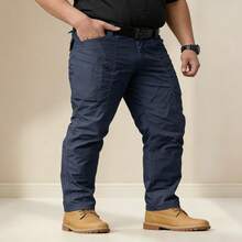 Pantalones de Hombre Tácticos de Senderismo - Azul - Ver 2