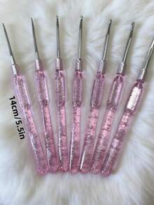 8 Pcs Colorful Crochet Hooks Abs New Resin Candy Soft Handle Crochet Set Comfortable Grip 2-6mm For Fun Crafting Halloween Decor, Back To School Living Room Decor Fall Decor,Christmas Decorations ,Fall Decor,Christmas Decorations Boys Backpack, Halloween, Backpack School. Clear Backpack, School, Halloween Costume. - Multicolor - View 11
