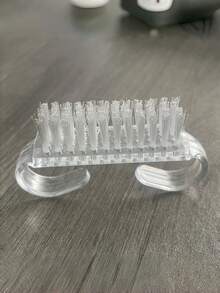 10pcs/50pcs Small Transparent Nail Brush Set Nail Dust Removal Cleaning Brush For Nail Art Manicure Pedicure Multi Purpose Beauty Tools - transparent color - View 5