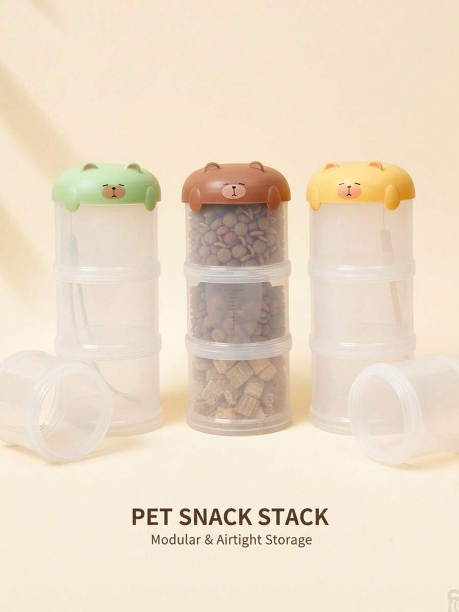 PETSIN 宠物密封分装罐 户外狗狗便携式多功能分装瓶 猫咪可拆卸储物罐 密封容器