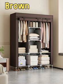 1 Tủ quần áo vải kiểu dáng đẹp và rộng rãi, tủ đựng quần áo gấp gọn phổ biến, dễ lắp ráp, phù hợp cho ký túc xá, nhà ở, phòng ngủ, nhà thuê. - Nhiều màu - Xem 7