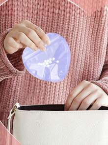 40pcs-Heart Shaped Purple Heart Shaped Bag, Resealable Bag, Cute Mini Bag, Valentine's Day Trinket Bag, Clear Resealable Bag, Cute Snack Bag, Business Wedding Birthday Holiday Party Supplies, Valentine's Day Decoration, Valentine's Day Gift Bag,Easter Gift Bag, Mother's Day Decoration, Mother's Day Gift, Mother's Day Gift Bag - Purple - View 7