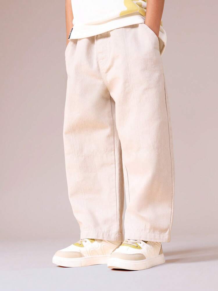 Slouchy Barrel Jeans With Wide Legs