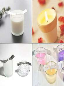 Lilin Kedelai Murni 200g/500g untuk Pembuatan Lilin, Perlengkapan Pembuatan Lilin DIY Buatan Tangan untuk Aromaterapi - putih susu - View 4