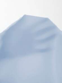 SHEIN Clasi Women's V-Neck Ruched Waist Split Elegant Fashion Dress Maxi Women Outfit - Baby Blue - View 8