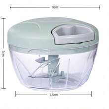 Large-Capacity Kitchen Pull Cord Vegetable Chopper, Convenient Garlic Grinder, Chili And Fruit Puree Maker For Mashing Garlic - Multicolor - View 8