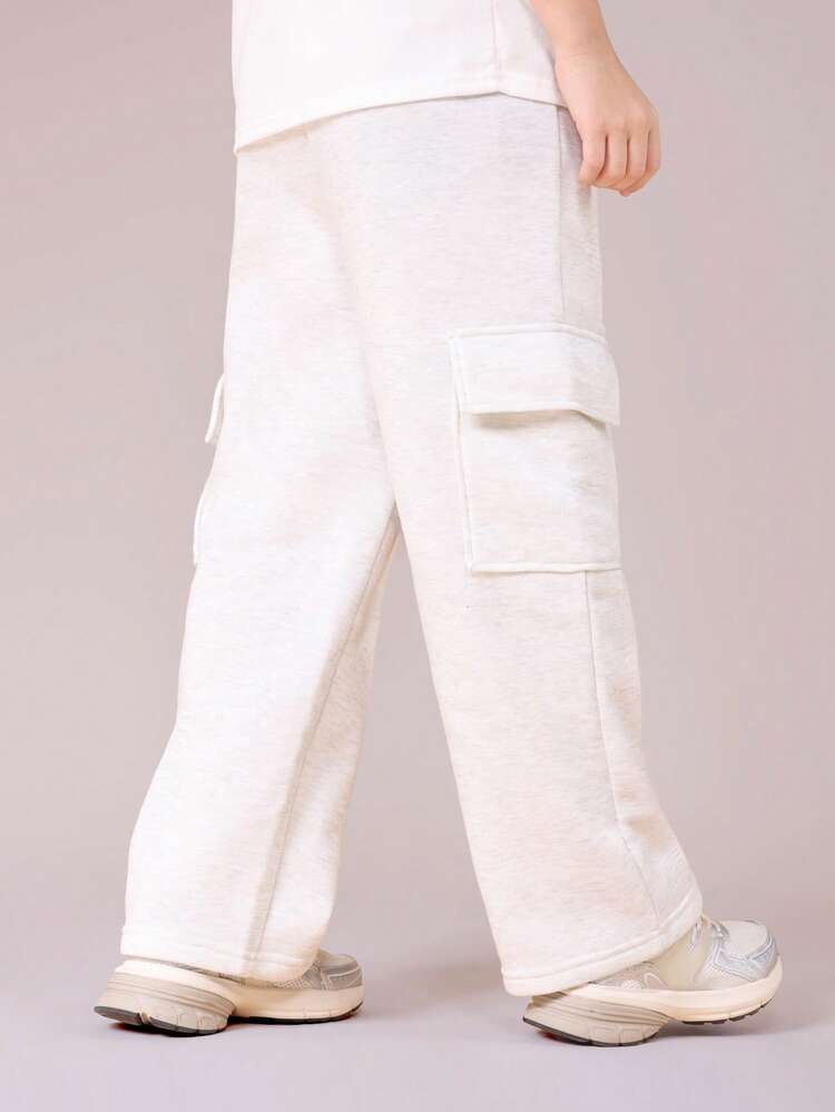 Cargo Sweatpants With Multiple Pockets