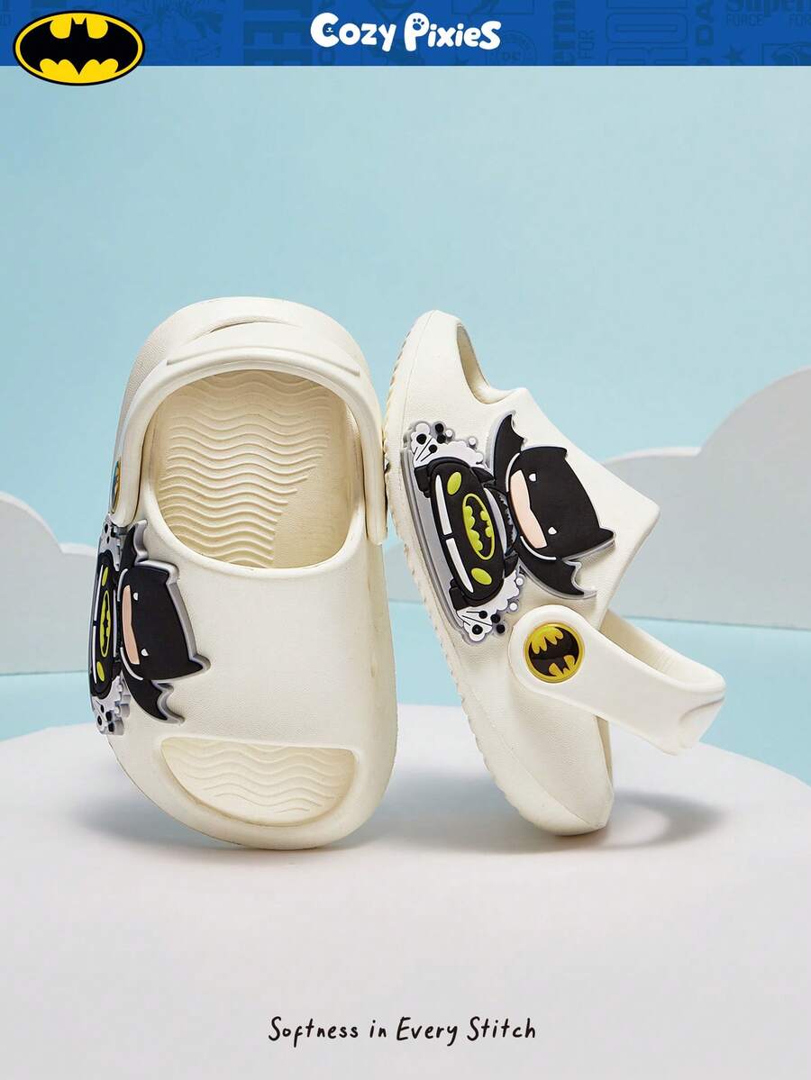 BATMAN X Cozy Pixies 1 Pair Cute Animal Pattern Breathable Non-Slip Outdoor Infant Sandals, Slip-On Baby Casual Shoes - Beige - View 1
