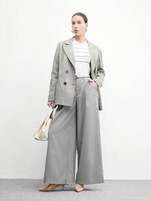 CUCCOO BIZCHIC Women's Pointed Toe Mid Heel Apricot Backless Pumps, Minimalist Commuting Daily Versatile Office Shoes, Spring/Autumn - Apricot - View 10