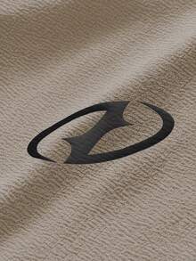 AXEPEAK Camiseta de manga corta de punto casual y holgada para hombre - Caqui - Ver 5