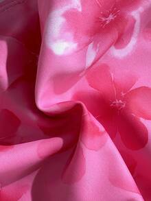 SHEIN Tween Girls Striped Bikini Sets, Tween Girls Casual Minimalist Camisole & Triangle Bottoms Swimsuit Set, Suitable For Summer - Multicolor - View 6