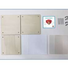 1 件套木制压花工具套装，用于制作木制花卉标本，压花工具，成人 DIY 压花保存套装，手工工具。挂钩，铅笔。水瓶，客厅装饰，笔筒，淋浴置物架，相框。玩偶。收纳盒。 - 彩色 - 查看 6