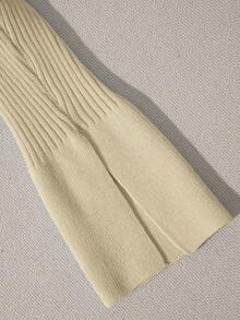 Franclia New Stylish Short French Chic Polo Collar Cardigan For Women, Fashion Versatile Knit Sweater, Spring/Autumn - Beige - View 7