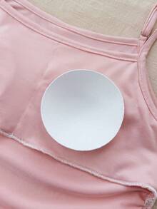 SHEIN Bộ 2 áo hai dây dệt kim màu đen trắng cho bé gái tuổi teen, có dây đeo điều chỉnh được và áo ngực có đệm, thích hợp mặc trong/ngoài, mùa xuân/hè. - Nhiều màu - Xem 5