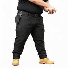 Pantalones de Hombre Tácticos de Senderismo - Gris Oscuro - Ver 1