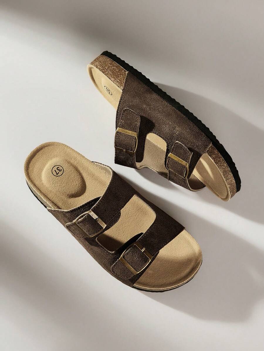 Solecia Women's Casual Versatile Daily Flat Sandals, Summer