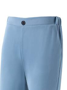 Bộ vest màu xanh xám cho bé trai tuổi teen - Áo vest không tay + Quần tây, trang phục lịch sự, trang trọng cho tiệc sinh nhật, đám cưới, buổi biểu diễn, lễ tốt nghiệp và các dịp trang trọng khác. - Màu xanh bụi bặm - Xem 5