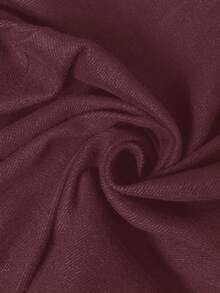 Shapeblank Quần ống rộng màu đen dành cho nữ cỡ lớn, thời trang thu đông, dáng rộng thoải mái, cơ bản, đa năng, tôn dáng, chất liệu vải mềm mại, cạp chun, thích hợp mặc hàng ngày, phối đồ mùa thu, quần nữ, kiểu dáng đơn giản. - Màu Đỏ Sâu - Xem 8