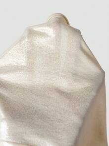 Modelyn Sexy Backless Draped Neck Glitter Draped Women Top - Champagne - View 6