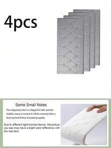 3D立体自粘XPE泡沫墙纸，防水防潮仿皮纹理，床头防撞软包自粘墙贴，可重复使用和裁剪，适用于卧室和客厅墙面装饰，具有隔音和加厚墙面的功能。 - 彩色 - 查看 22