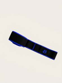 1PC Small Multi Functional Yoga Pilates Resistance Band Portable Adjustable Stretch Strap Elastic Fitness Training Tool For Home Workout Dance Travel Strength Flexibility Exercise Polyester Material Band Elastic Band Resistance Band - Multicolor - View 5
