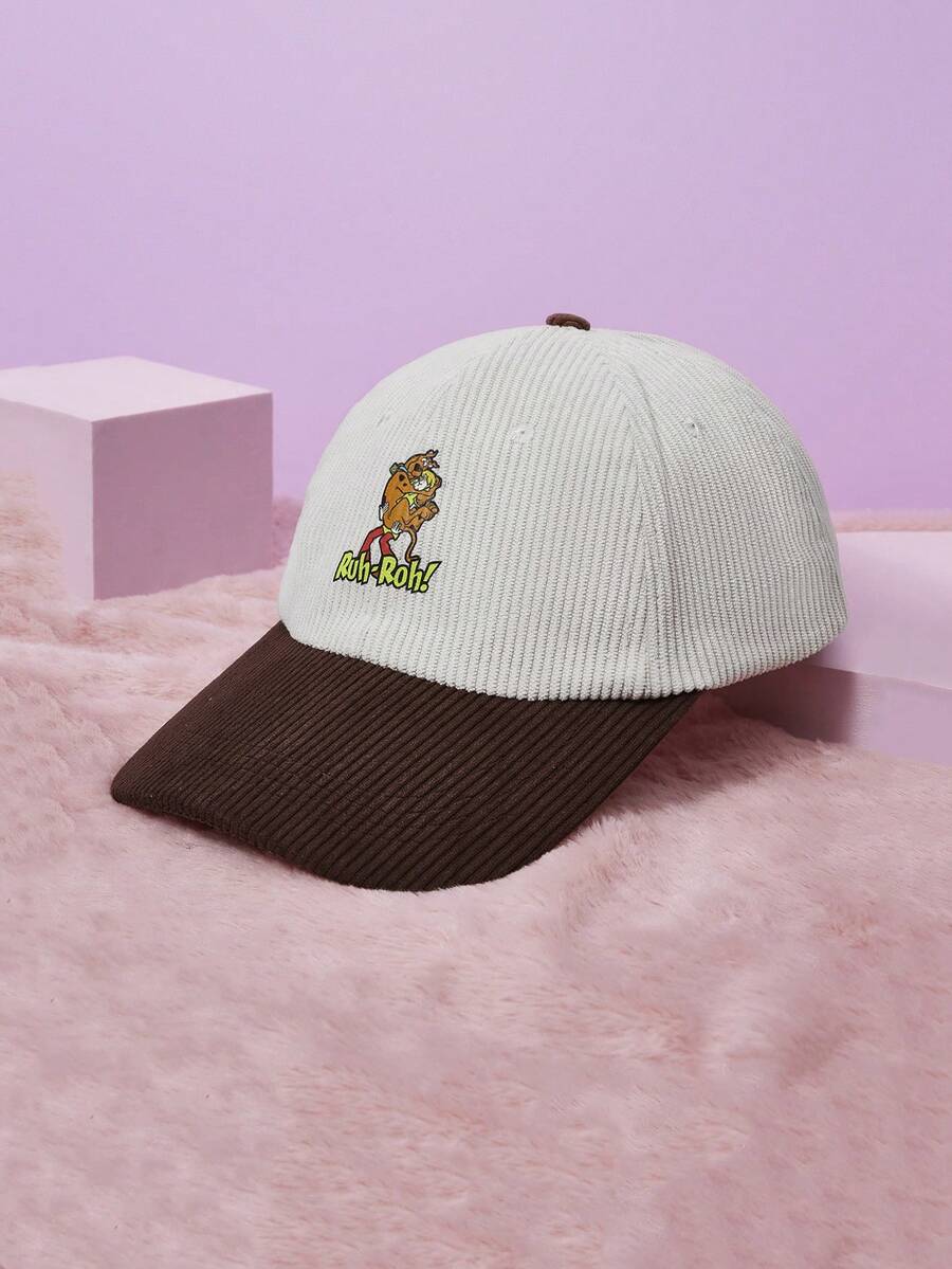 SCOOBY-DOO X SHEIN Women Baseball Cap - coffee color - View 1