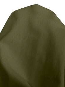 SHEIN LUNE Áo sơ mi nữ dài tay màu trơn, dáng ôm, kiểu dáng tối giản, phù hợp cho công sở và mùa thu. - xanh quân đội - Xem 7