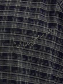 Musero Oversized Long Sleeve Checkered All Over Print Zip Through Top Style Jacket Co Ord Sweater Only SPRING SUMMER Essentials - Multicolor - View 6