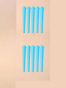 1/5/10个装草药锥形收纳管带盖，高品质彩色塑料香烟盒，手工卷烟密封防潮便携式收纳盒，配件，送给吸烟者的绝佳礼物，烟草店产品，返校用品 - 彩色 - 查看 31