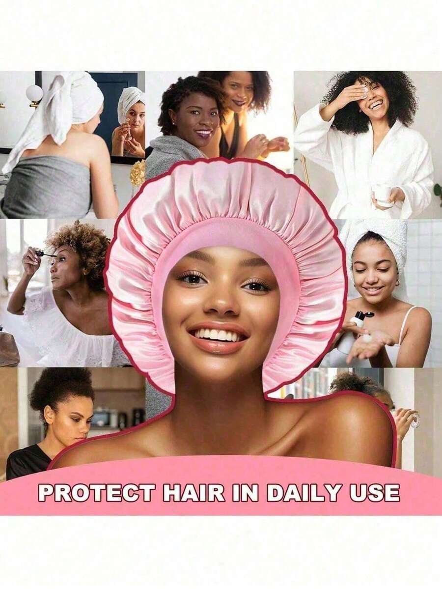 5 Pieces/4 Pieces/3 Pieces Hairstyle Design Set+Nightcap, Unheated Curler, Convenient, Curling Tools, Rubber Band Curler, Sleep Hairstyle Design Tools, Women's Foam Curler - Burgundy - View 1